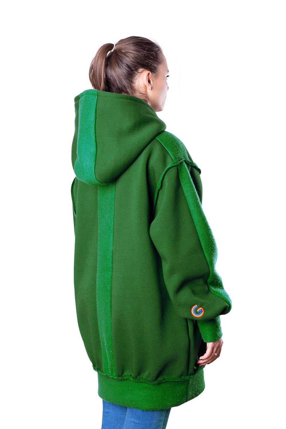 TheG Fresh Oversize Hoody Woman // zelená
