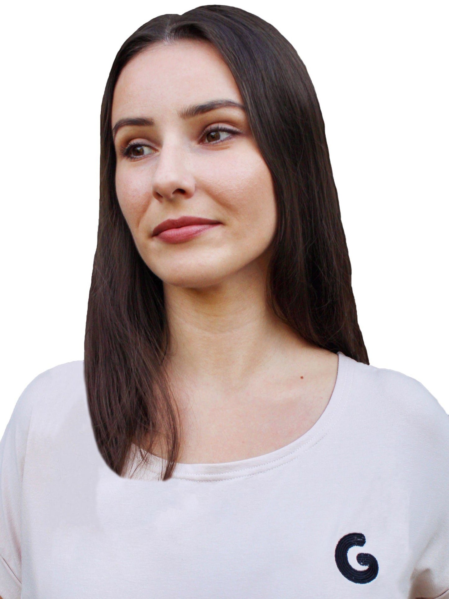 TheG Viskózové dlouhé šaty // pudrové