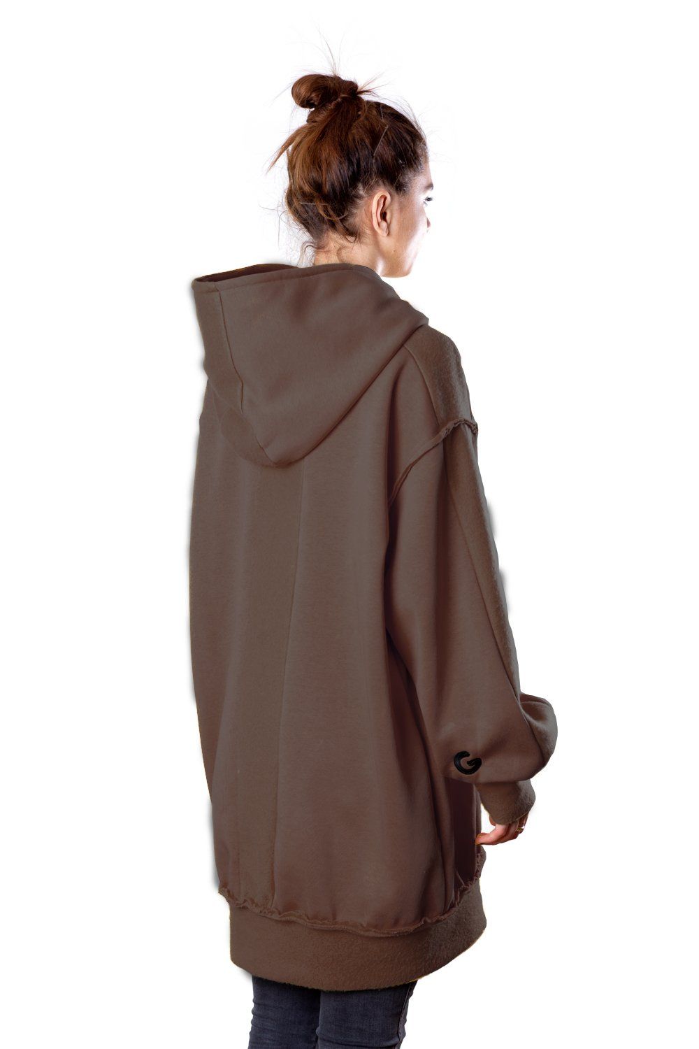 TheG Fresh Oversize Hoody Woman // hnědá