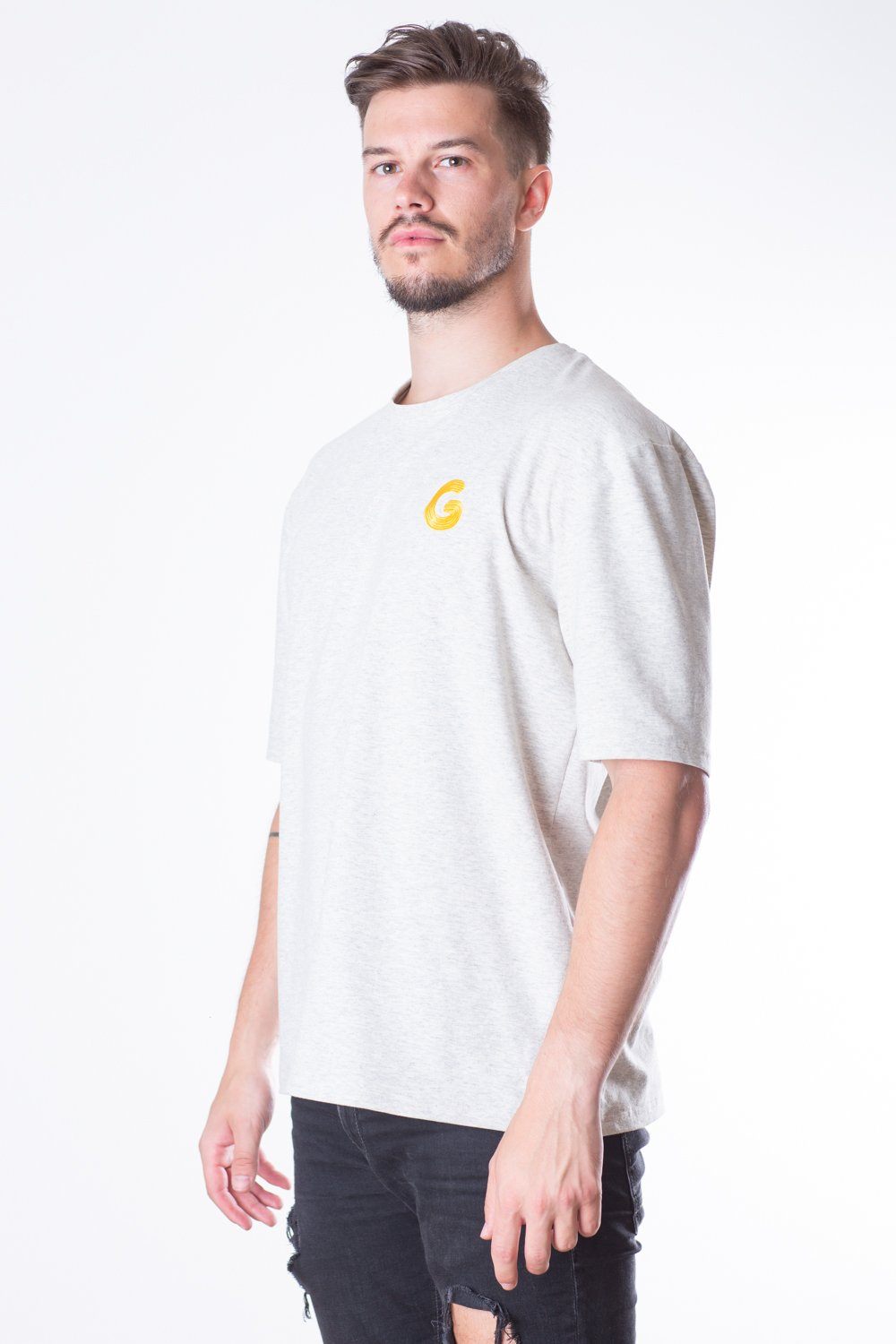 Tričko French Terry Man Oversize // off-white