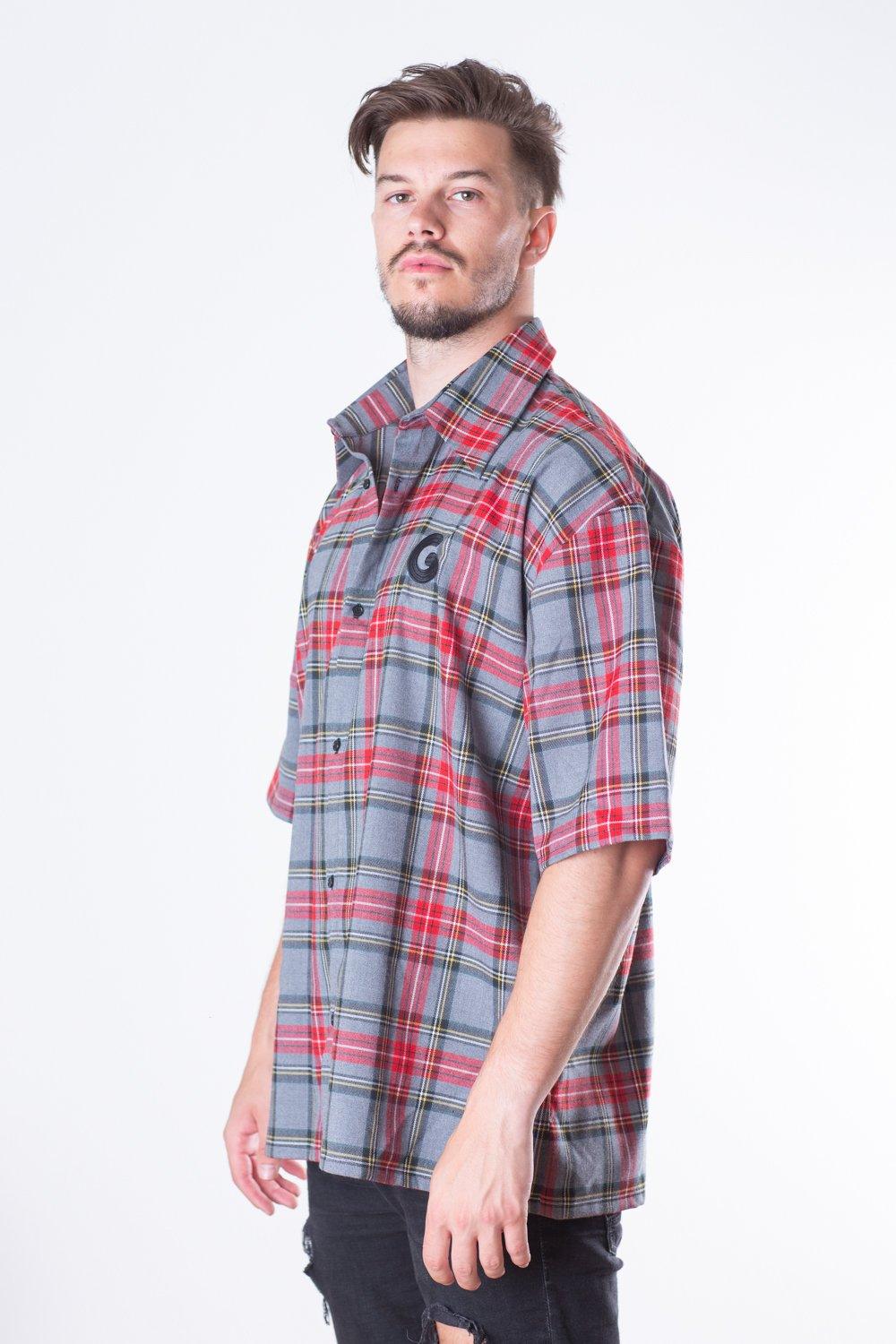 Tartan Man Shirt // gry