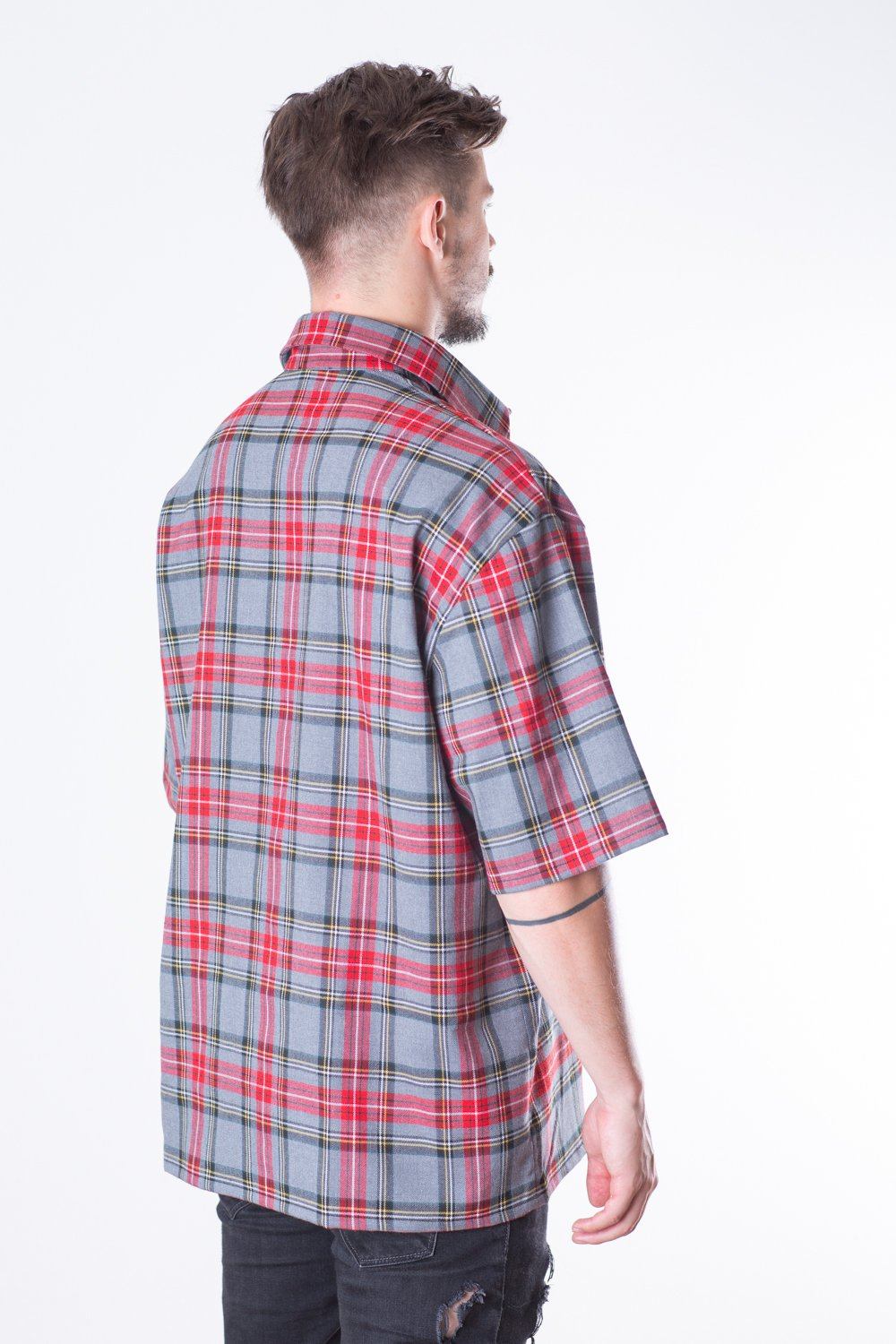 Tartan Man Shirt // gry