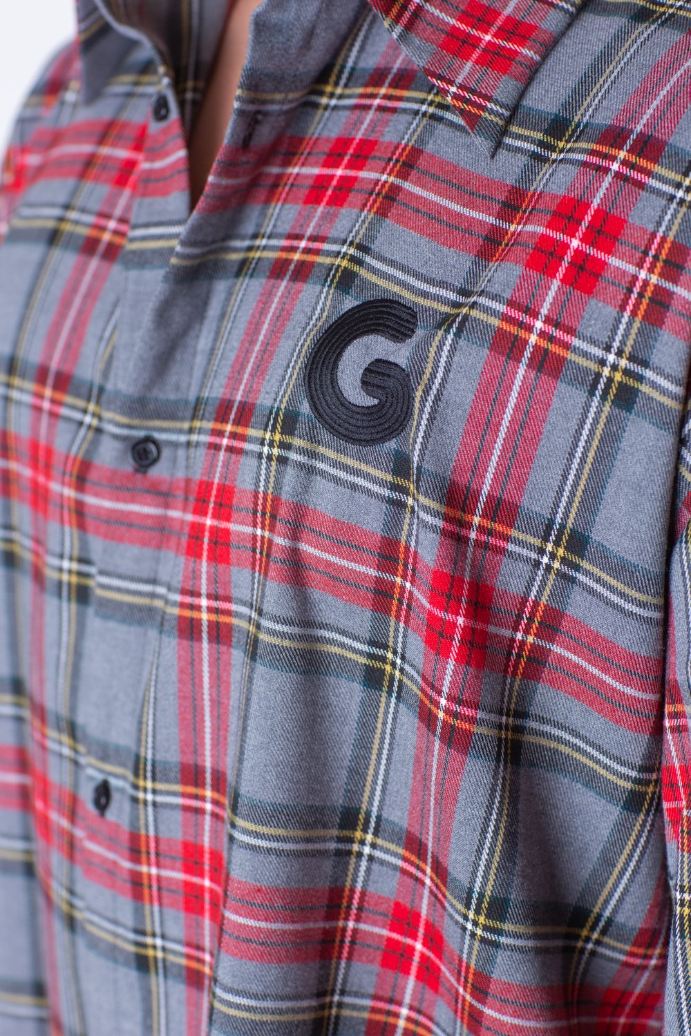 Tartan Man Shirt // gry