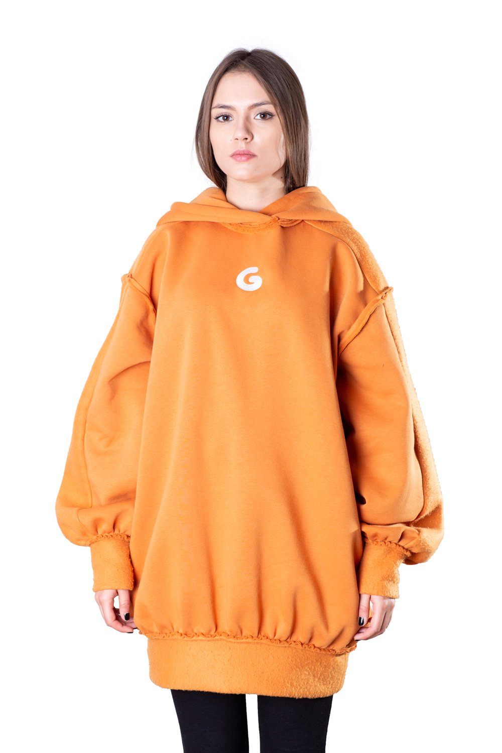 TheG Fresh Oversize Hoody Woman // hořčice
