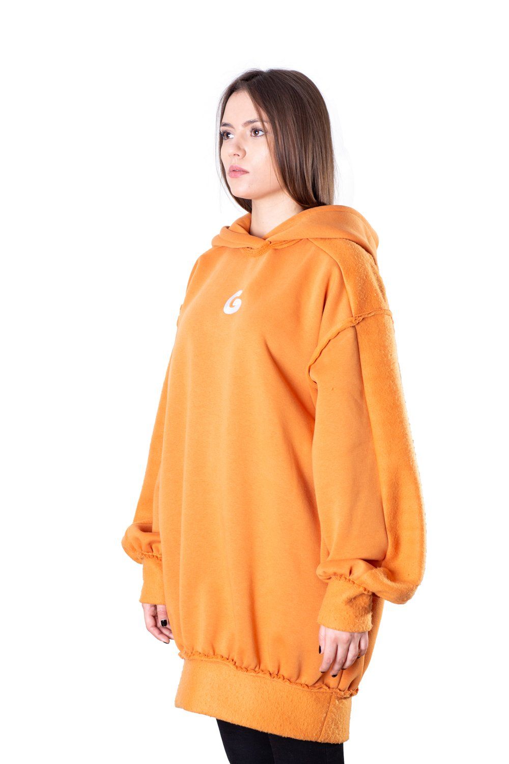TheG Fresh Oversize Hoody Woman // hořčice