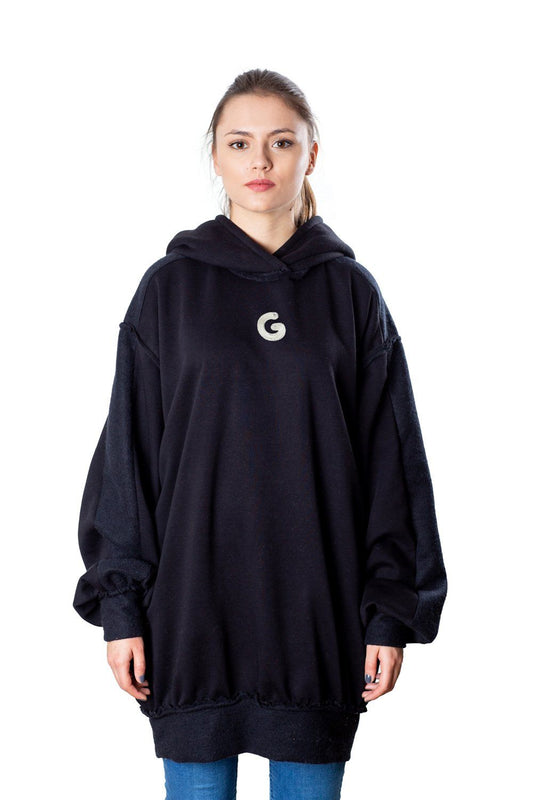 TheG Fresh Oversize Hoody Woman // černá
