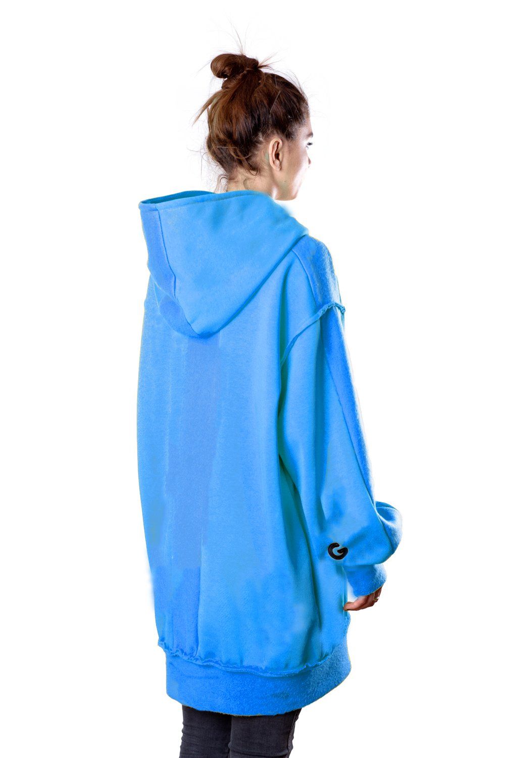TheG Fresh Oversize Hoody Woman // modrá