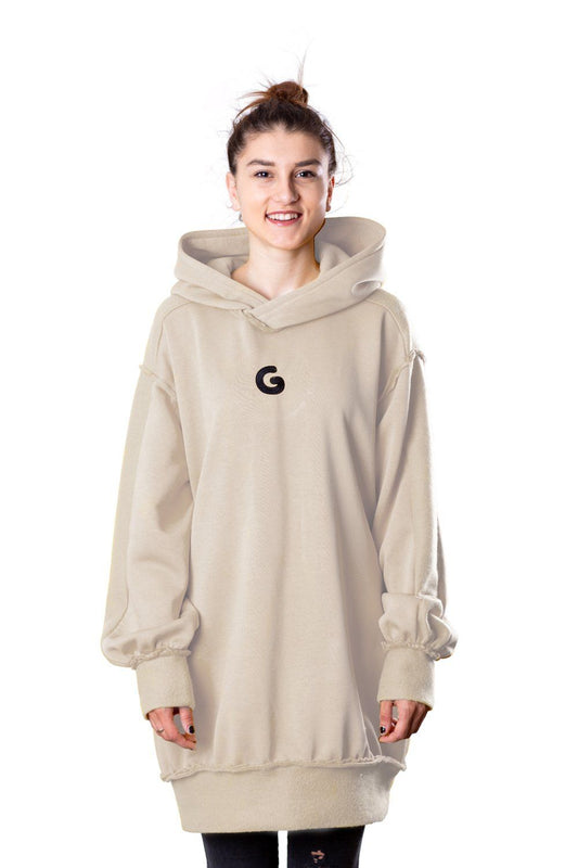 TheG Fresh Oversize Hoody Woman // pšenice