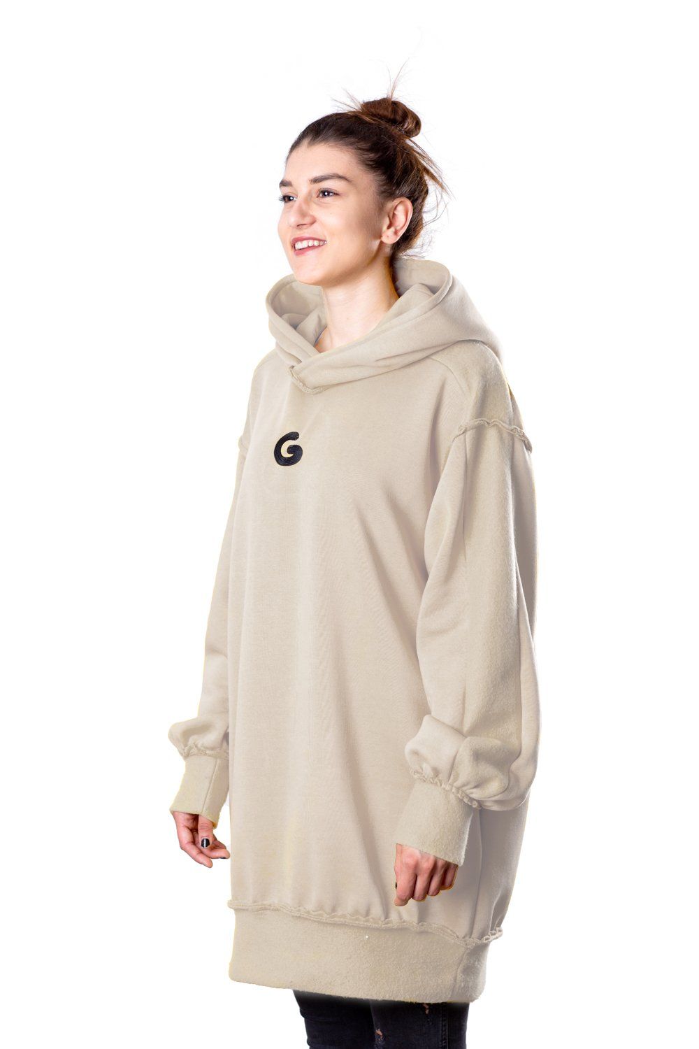 TheG Fresh Oversize Hoody Woman // pšenice