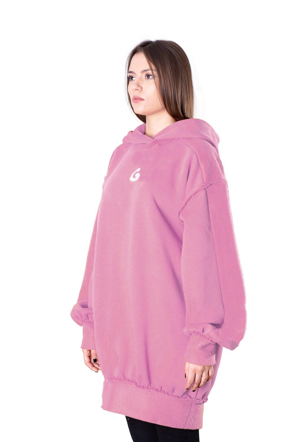 TheG Fresh Oversize Hoody Woman // starorůžová