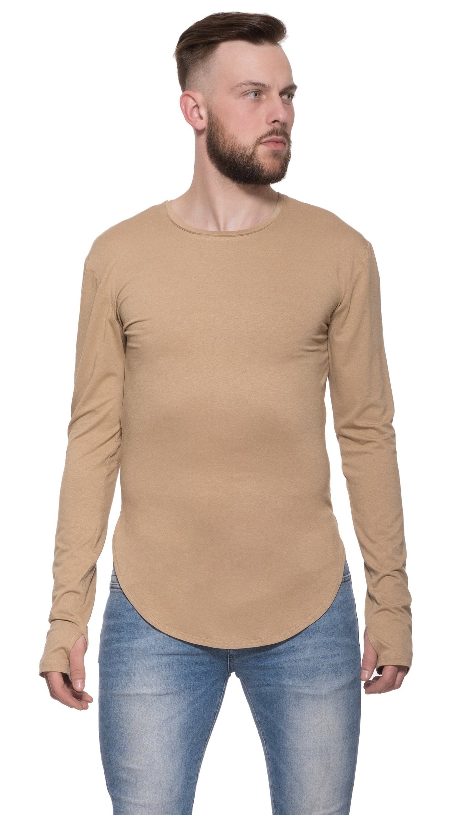 TheG Man Viskóza Under Long Tee // velbloud
