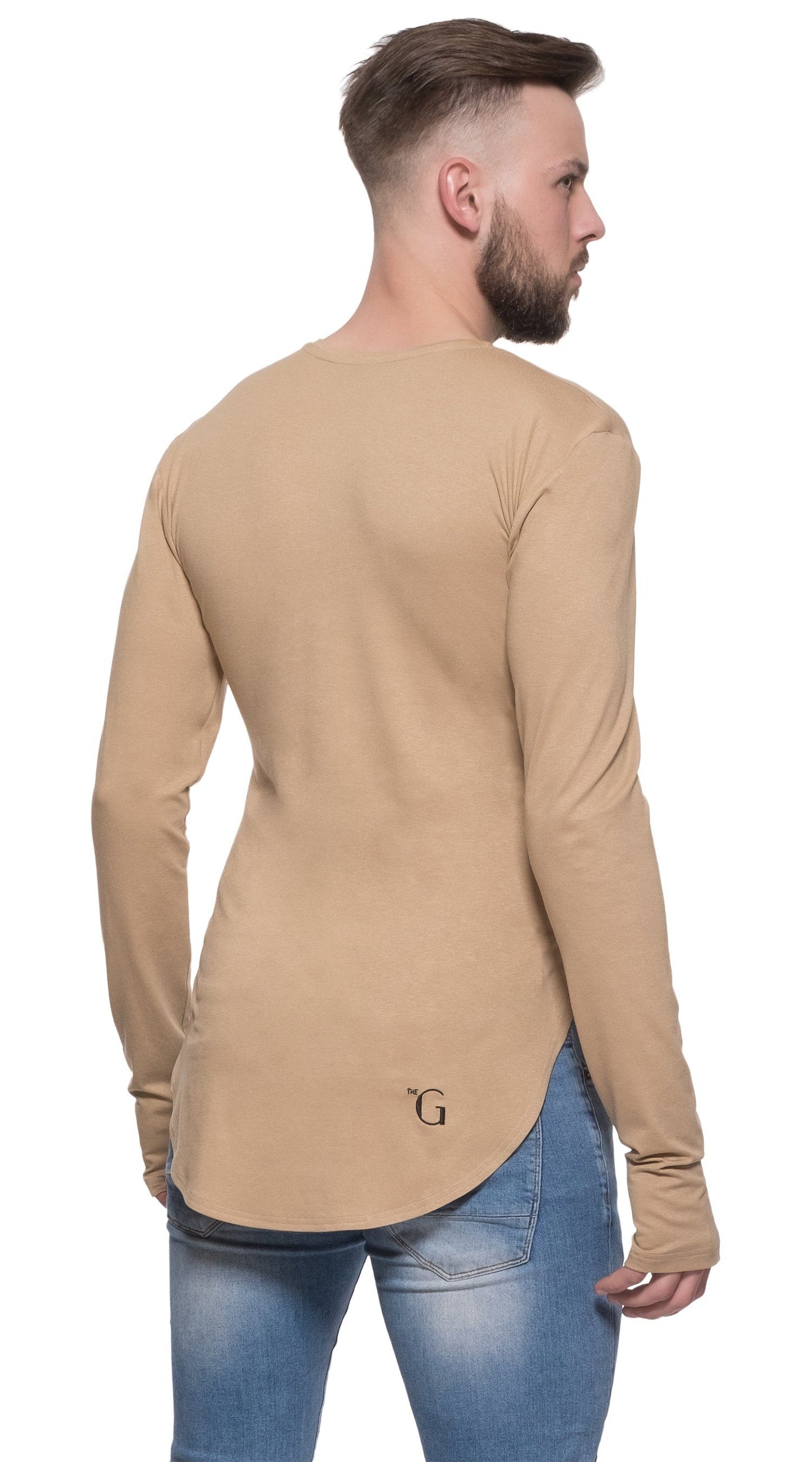 TheG Man Viskóza Under Long Tee // velbloud