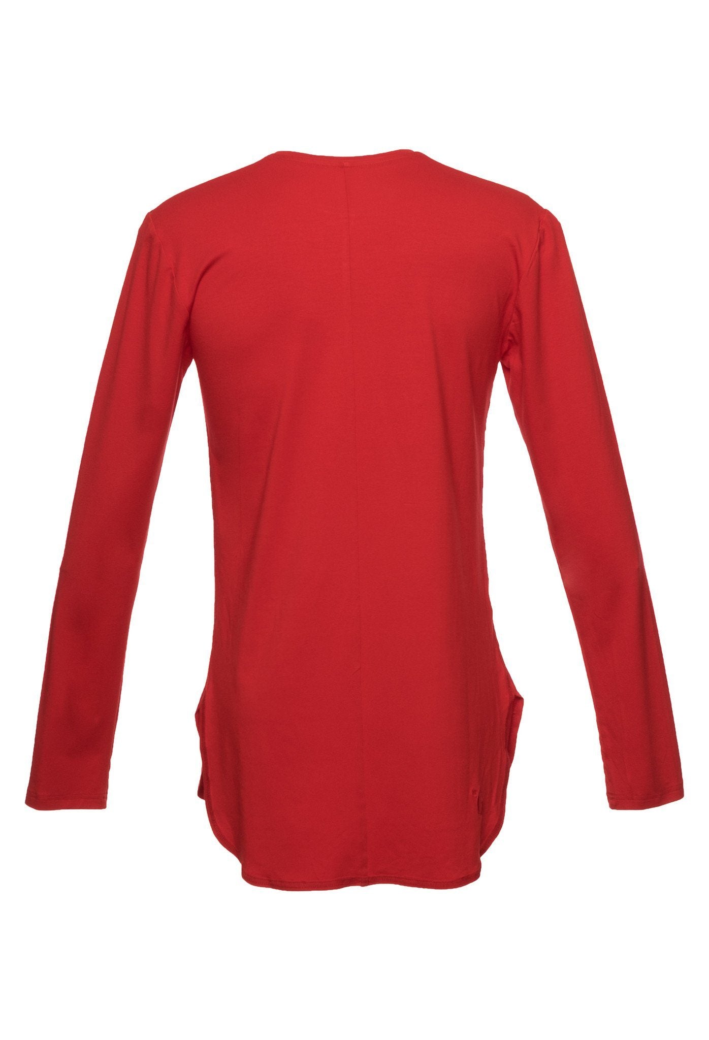 TheG viscose handmade designer under long tee red