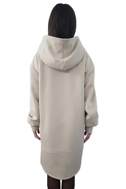 TheG Minimalist Longline Hoody // pšenice