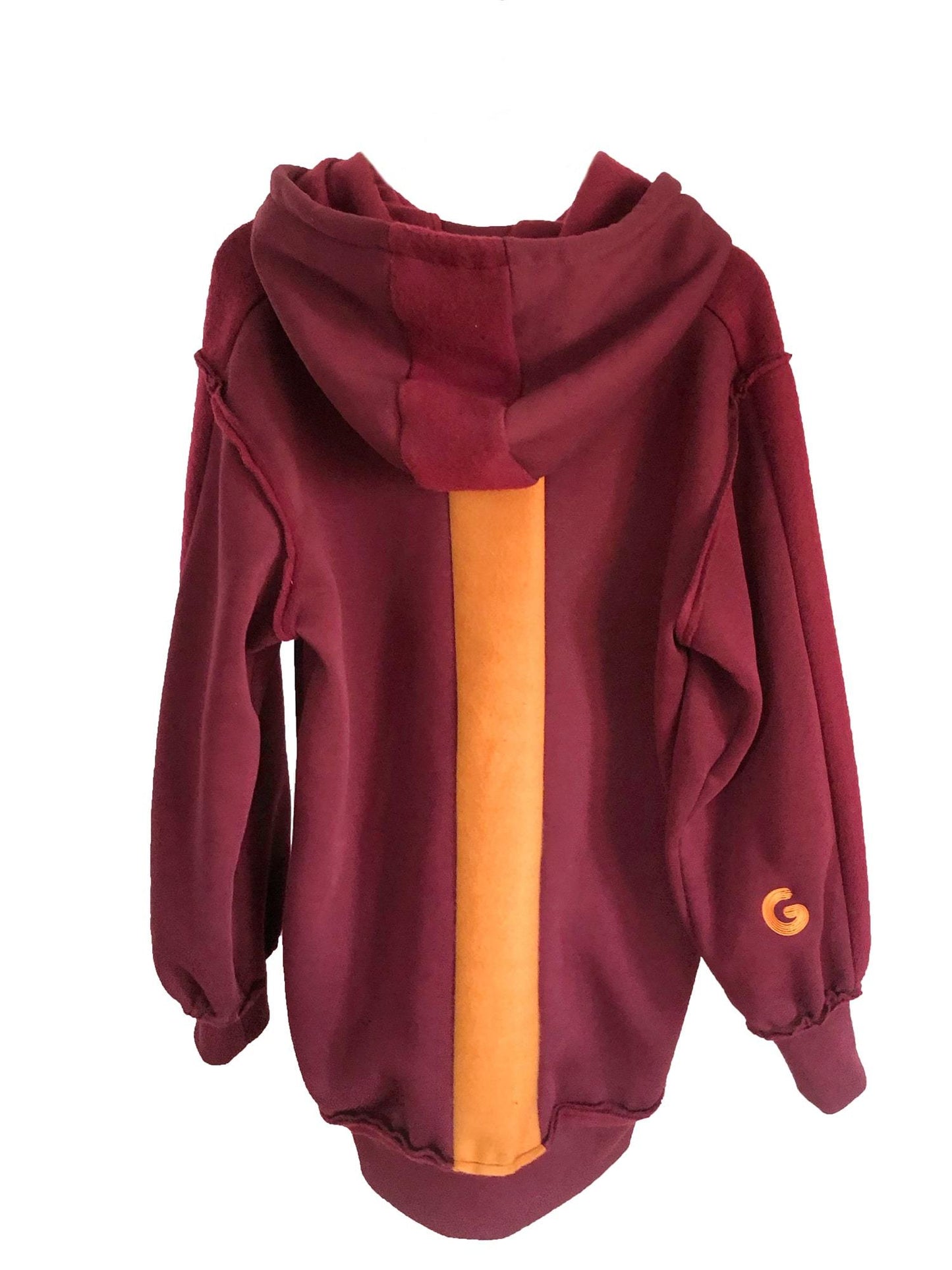 TheG Fresh Oversize Hoody Woman // merlot-oranžová