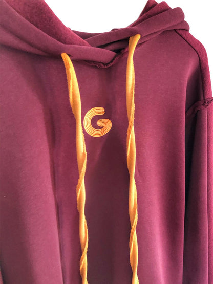 TheG Fresh Oversize Hoody Woman // merlot-oranžová