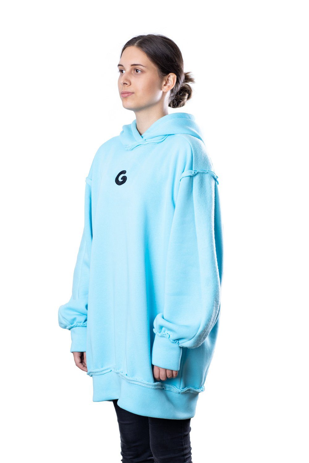 TheG Fresh Oversize Hoody Woman // aqua