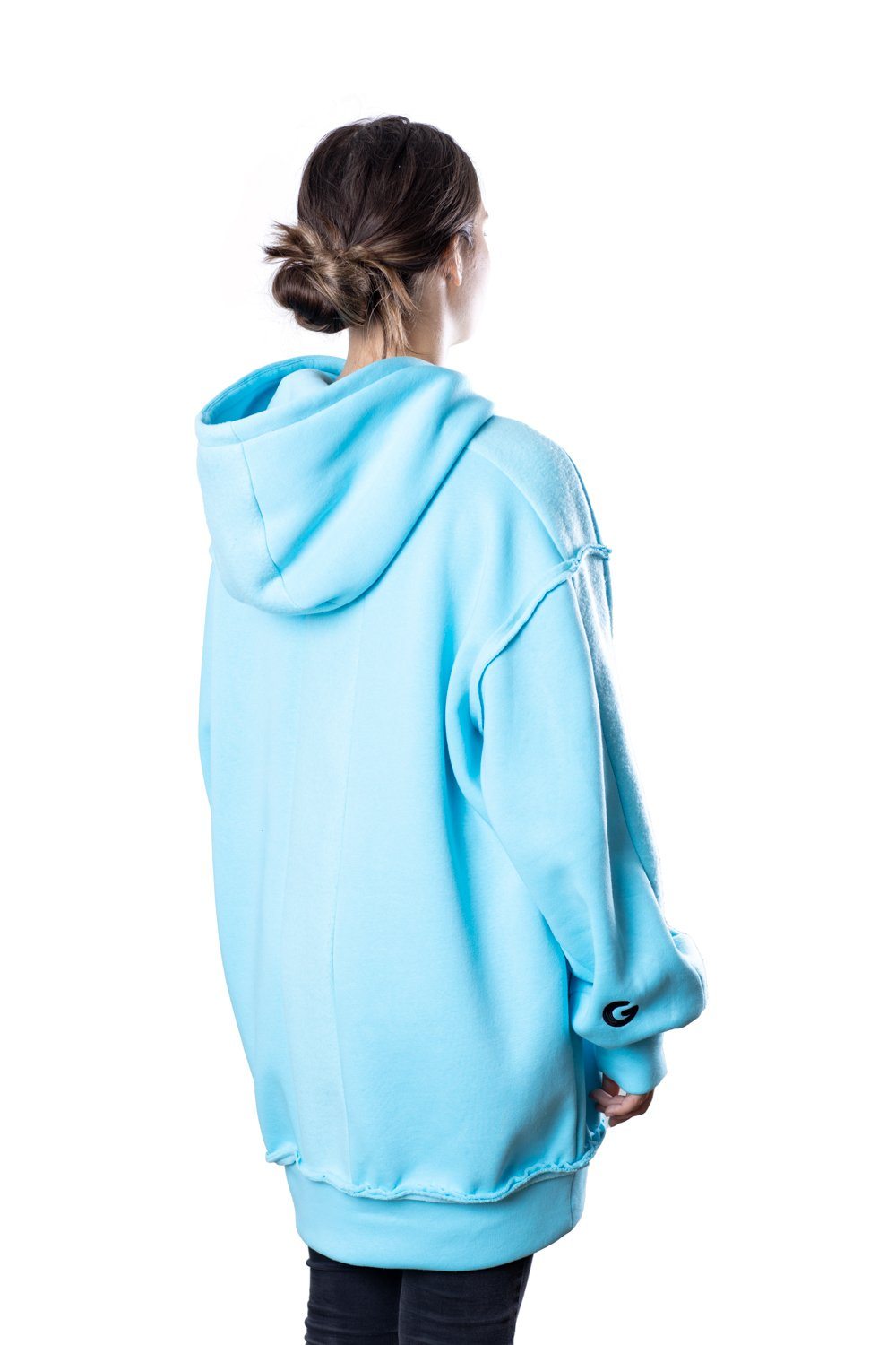 TheG Fresh Oversize Hoody Woman // aqua