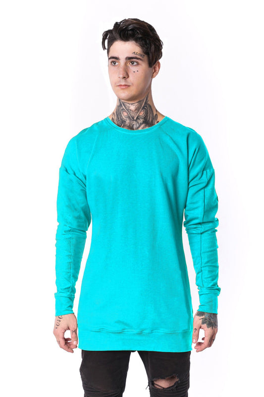 The Man Paneled Pullover Crewneck 17 // tyrkys