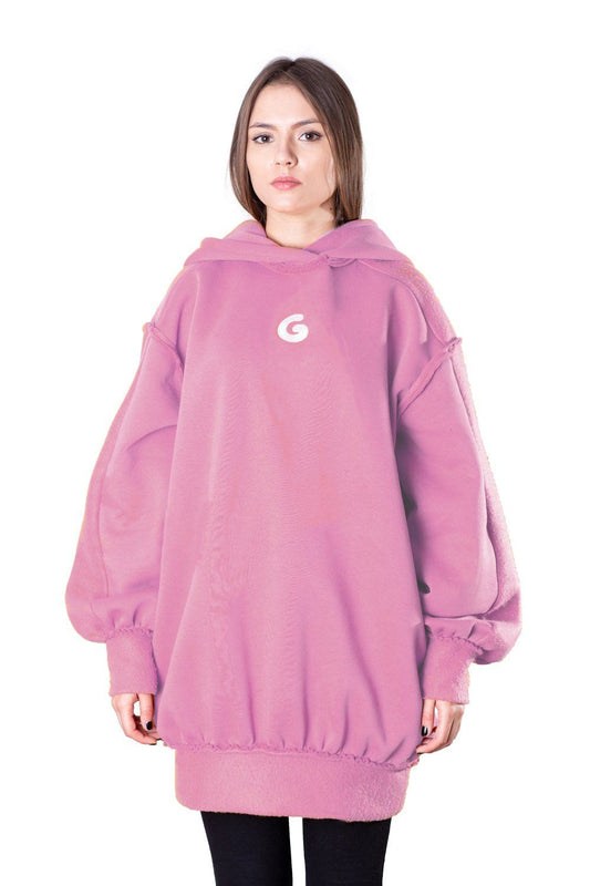 TheG Fresh Oversize Hoody Woman // starorůžová